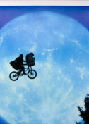 E.T. the Extra-Terrestrial / one sheet / bike over moon style / USA