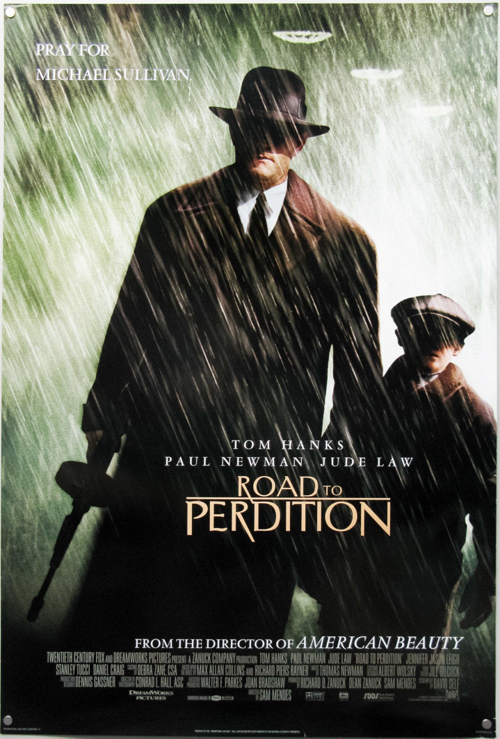 Road To Perdition / one sheet / style A / international