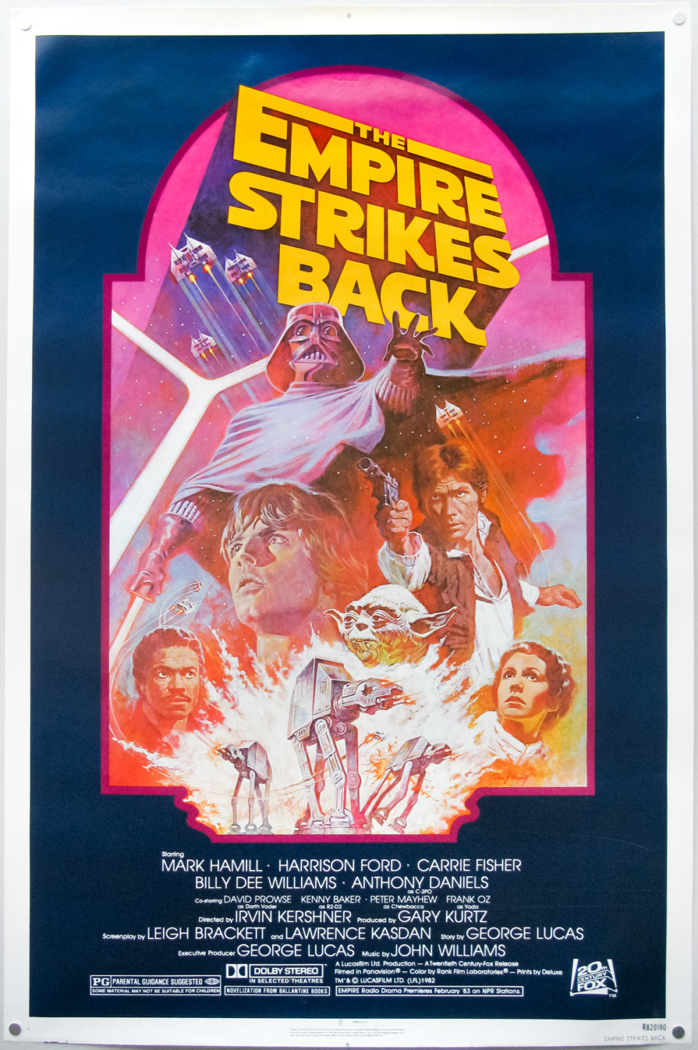 The Empire Strikes Back / one sheet / 1982 re-release NSS version / USA