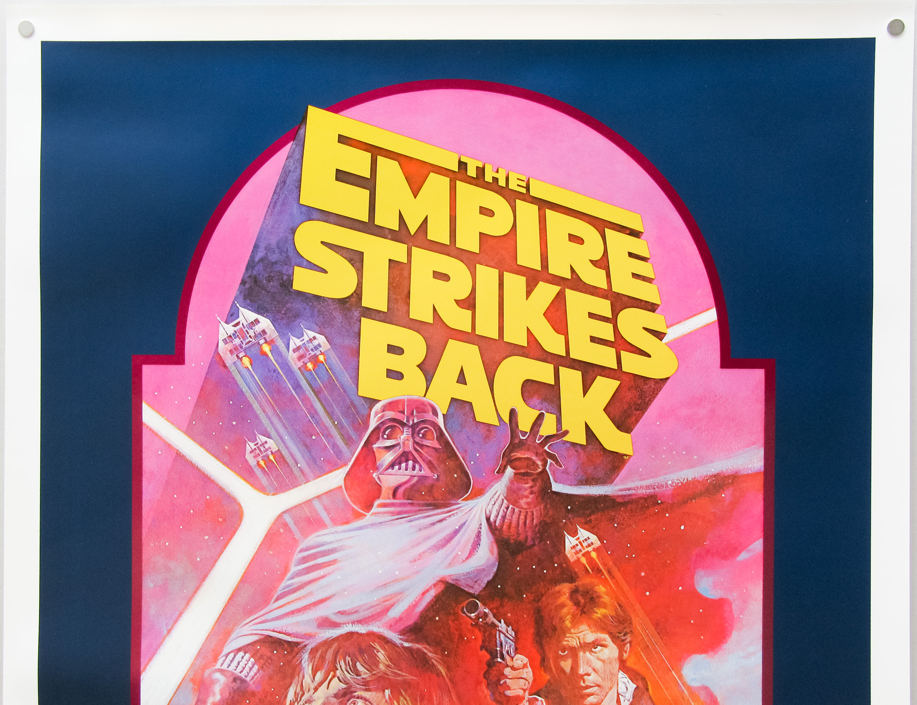 The Empire Strikes Back studio re-release 1982 one / version / USA / sheet 