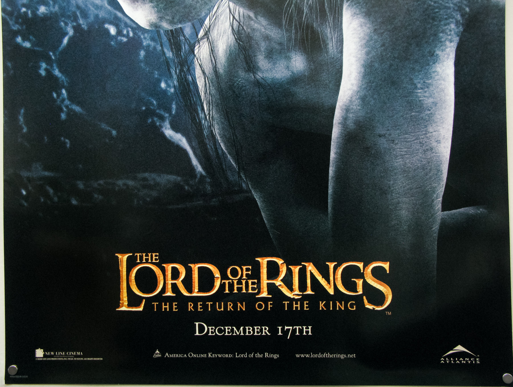 which lord of the rings movie do we learn about gollum