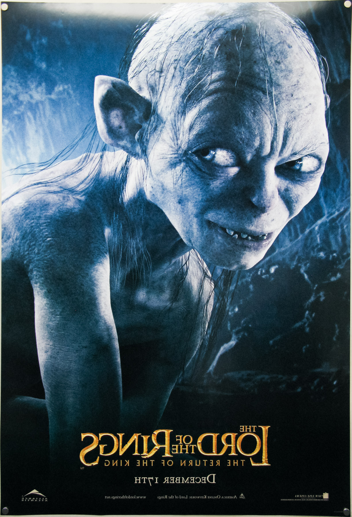 lord of the rings return of the king gollum toybiz