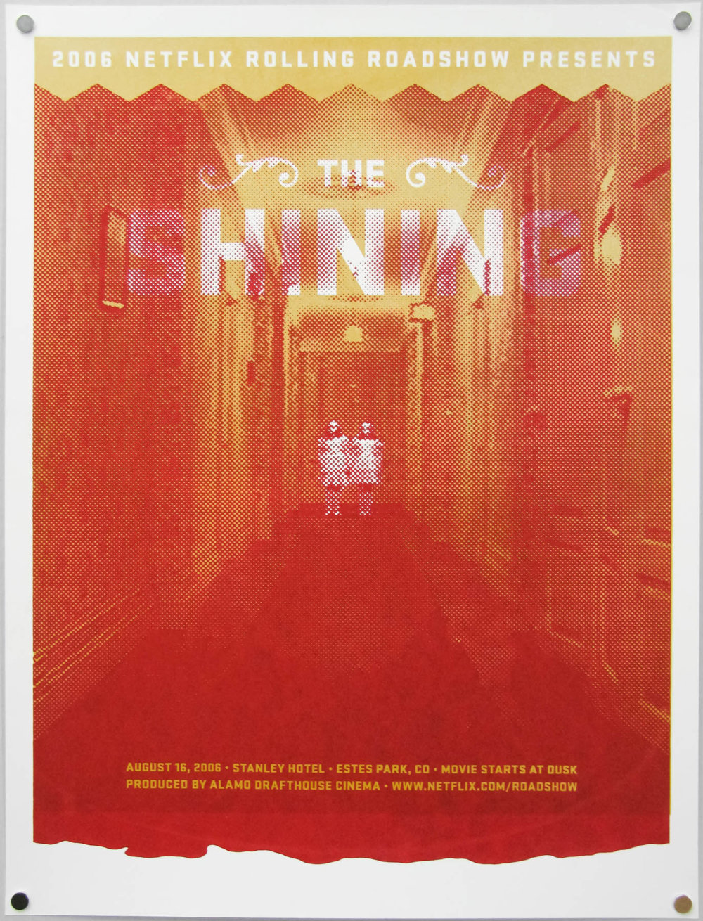 The Shining  screen print Aesthetic  Apparatus USA