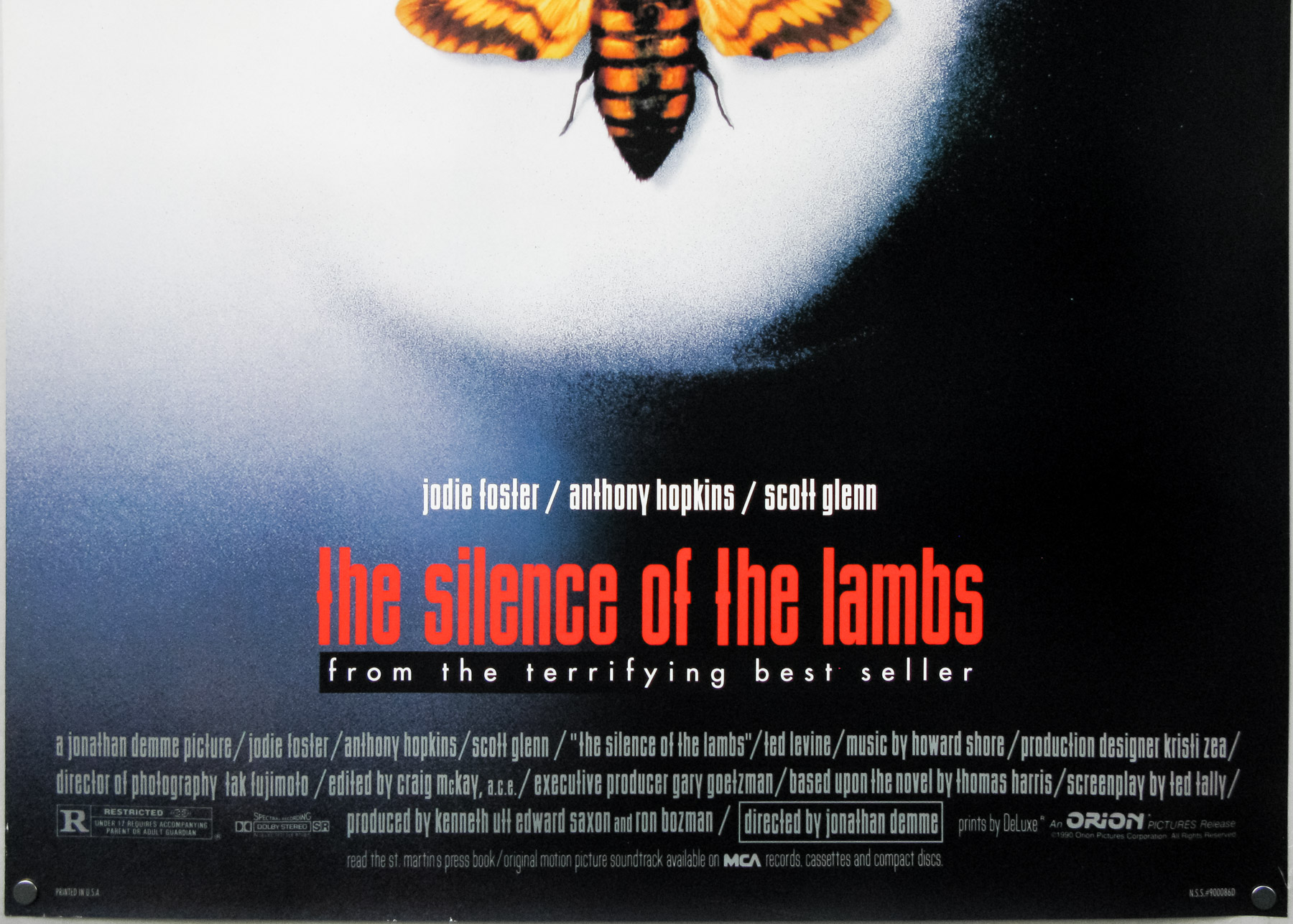 jodie foster silence of the lambs poster