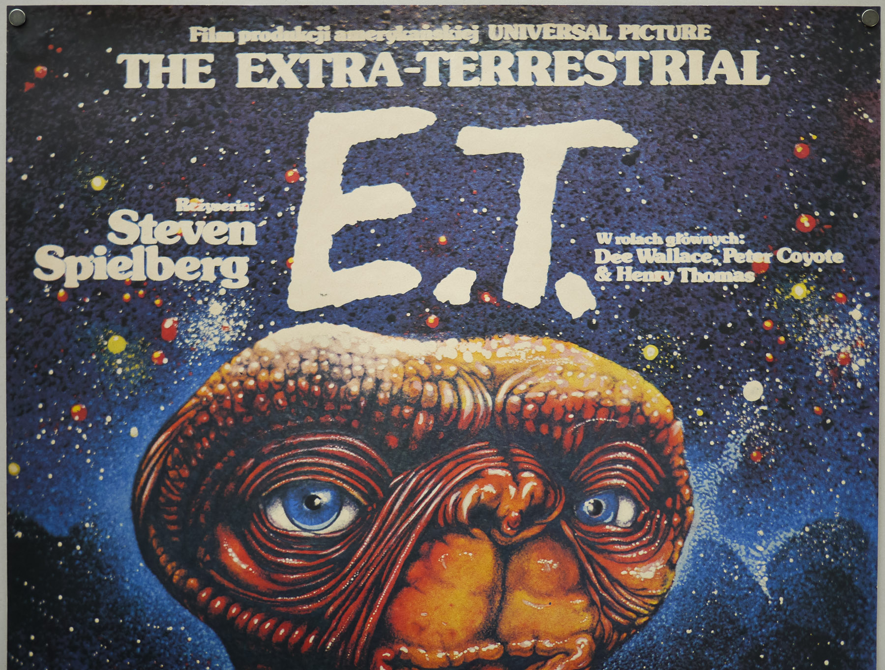 E.T. the Extra-Terrestrial, Polish Movie Poster